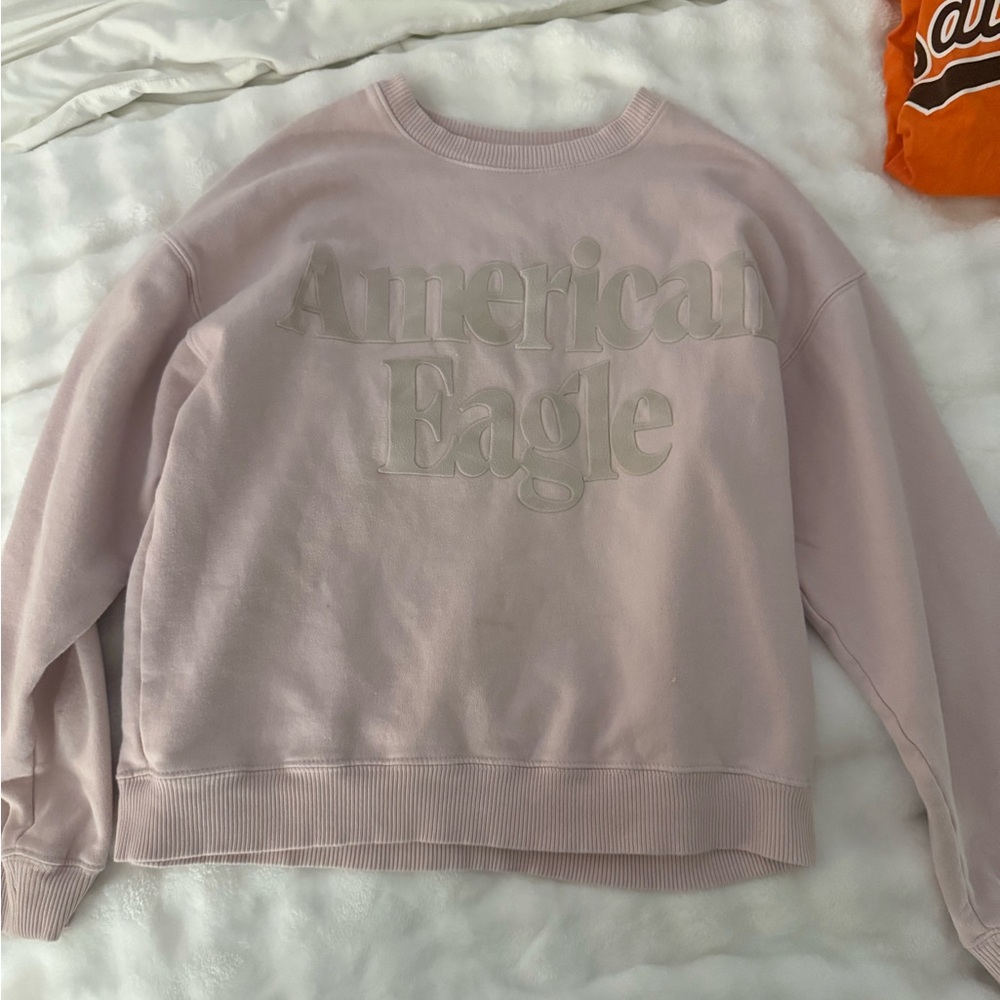 American Eagle Outfitters Blush Fleece Top